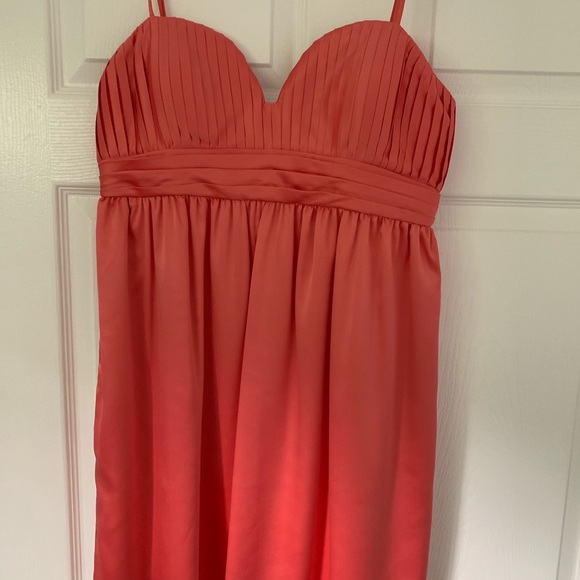 BCBG Generation Salmon Cocktail Dress - Picture 2 of 3